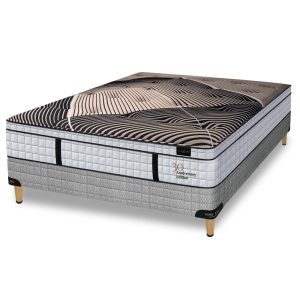 CONJUNTO COLCHON MAS SOMMIER KING KOIL - BRIGHTON  2 PLAZAS